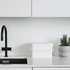 Bordspapperskorg med handtag 5L, SmartStore