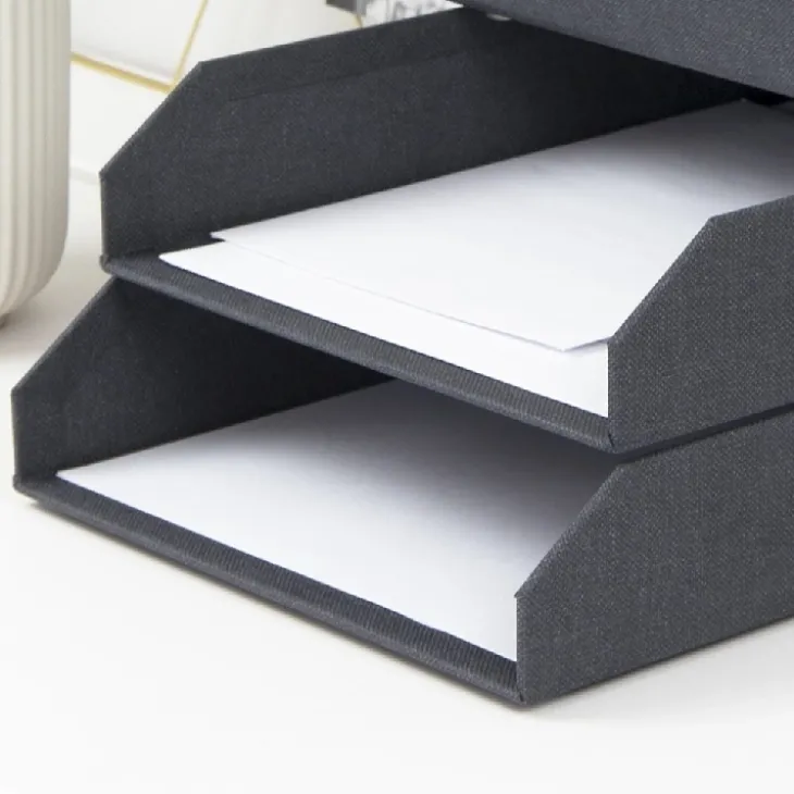Brevkorg i canvas 2 fack, Håkan canvas, Bigso