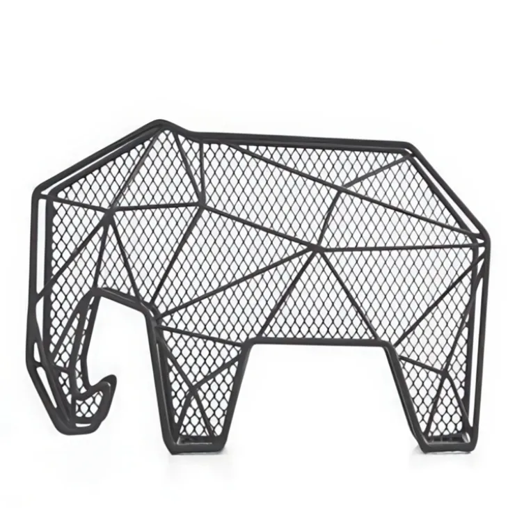 Brevställ i metall, Elefant, Kikkerland