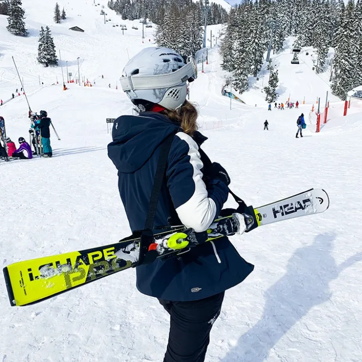 Bärrem för skidor