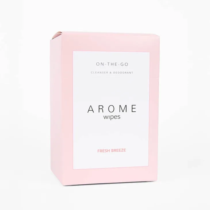 Deo wipes, Arome, 10-pack