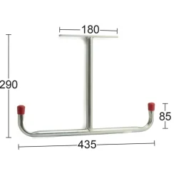 Dubbel takkrok, 45cm, Habo