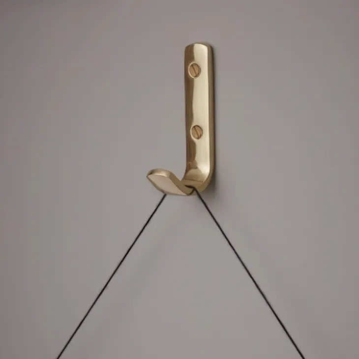 Enkel skolkrok i mässing, 8cm