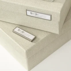 Etiketthållare i metall 4-pack, Bigso