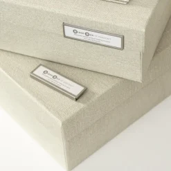 Etiketthållare i metall 4-pack, Bigso