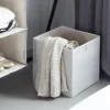 Förvaringskub i tyg, Bigso, Beige