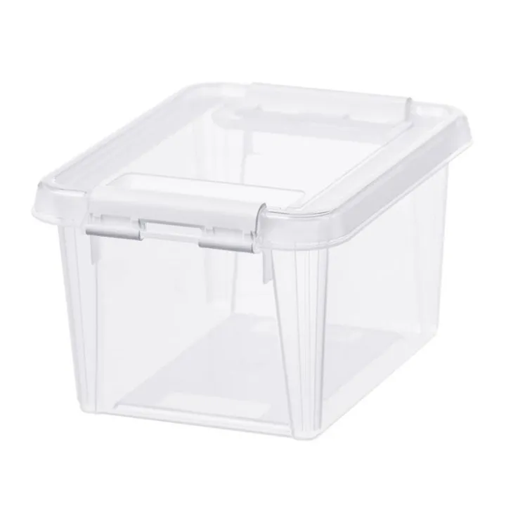 Förvaringslåda med lock 1,5L, SmartStore, Klar/vit