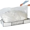 Förvaringslåda med vakuumpåse, 105x45x15cm, Vit