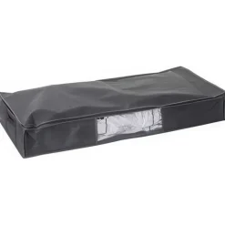 Förvaringslåda med vakuumpåse, 100x45x15cm, Mörkgrå