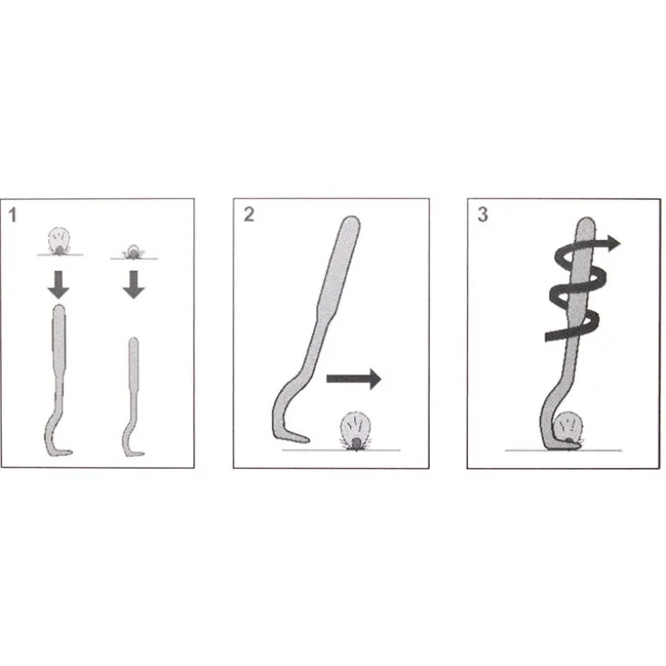 Fästingplockare 2-pack med fodral