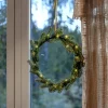 Grankrans med belysning