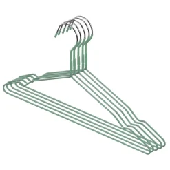 Halkfri metallgalge 5-pack, Mintgrön