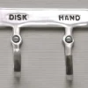 Handdukskrok med skylt, Disk och Hand