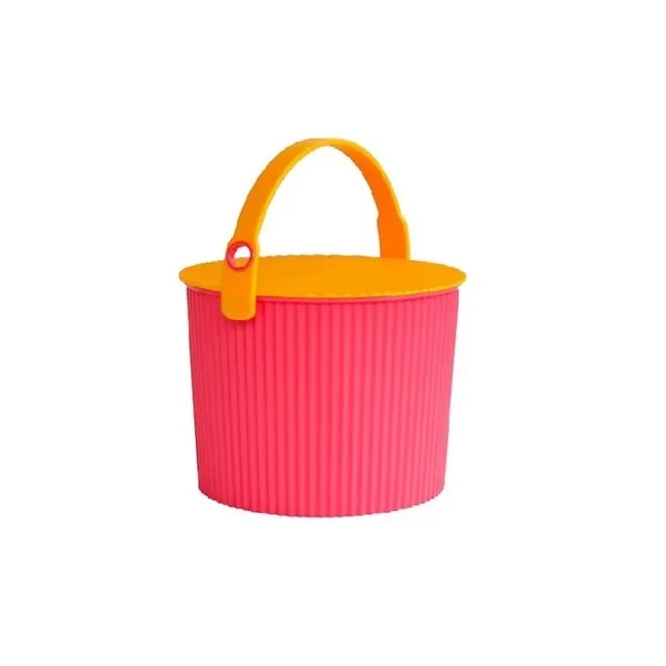 Hink med lock 10L, Omnioutil, Cerise/Orange