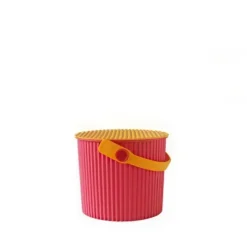 Hink med lock 4L, Omnioutil, Cerise/Orange