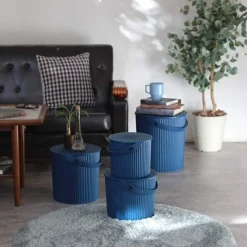 Hink med lock 10L, Omnioutil, Mörkblå