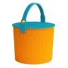 Hink med lock 20L, Omnioutil, Orange/Turkos
