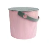 Hink med lock 20L, Omnioutil, Rosa/Grå