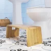 Hopfällbar toapall i bambu, Squatty Potty
