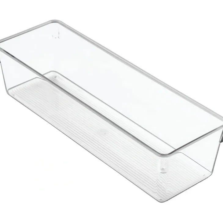 Insatslåda i plast, 30,5x10,2cm, iDesign
