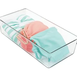 Insatslåda i plast, 30,5x15,2cm, iDesign