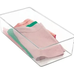 Insatslåda i plast, 30,5x15,2cm, iDesign