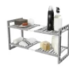 Justerbar förvaringshylla under diskbänk, 48-85cm