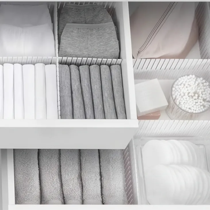 Justerbar lådavdelare 5-pack, Rayen