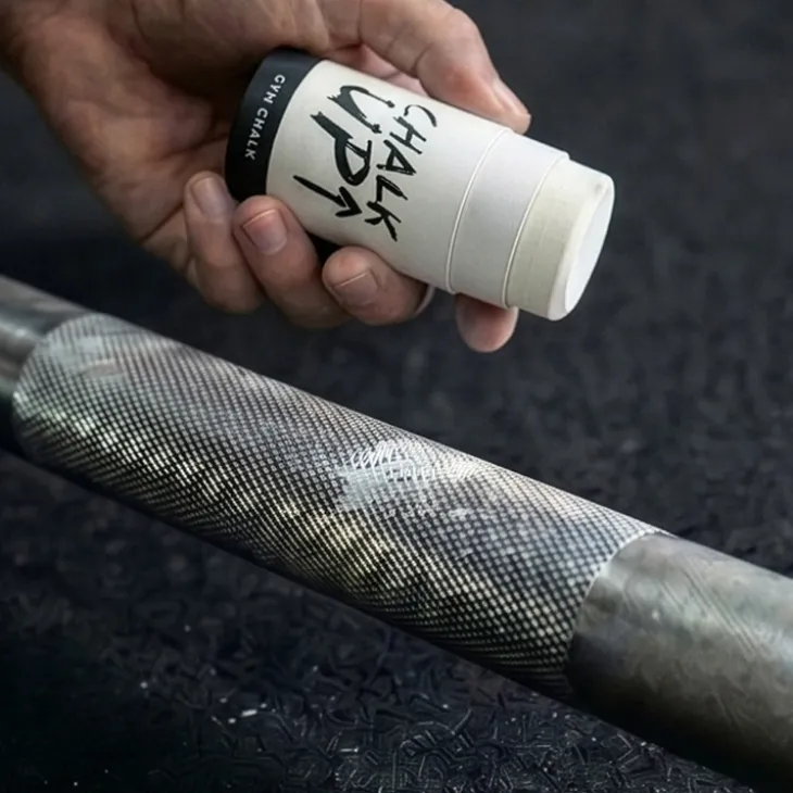 Kalkstift för träning, Chalk up
