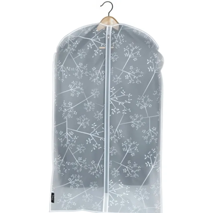 Klädpåse, 100cm, White leaf