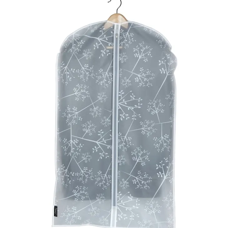 Klädpåse, 100cm, White leaf