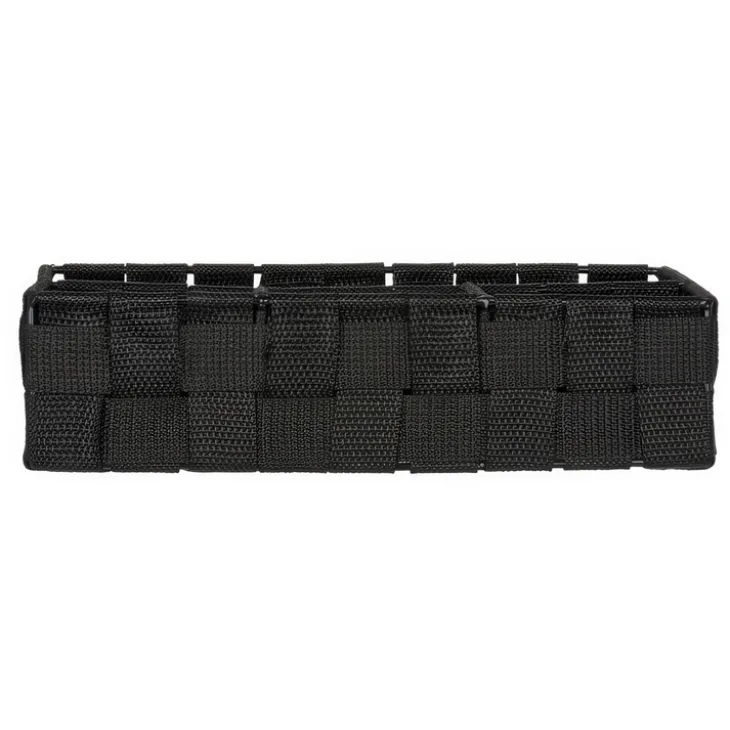 Korg med 4 fack, ADRIA, Liten, 17 x 26 x H6,5 cm, svart