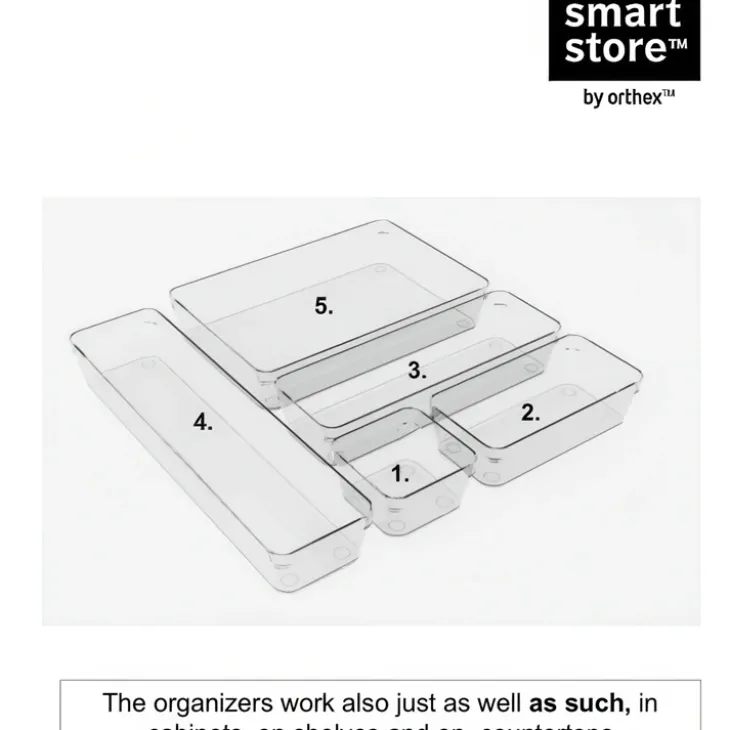 Lådinredning för småförvaring, 10x10x6cm, SmartStore