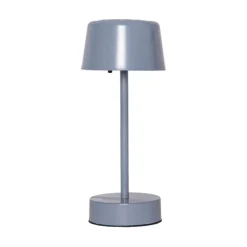 Liten solcellsladdad bordslampa