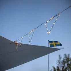 Ljusslinga med vimplar