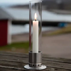 Ljusstake med stormglas, Original