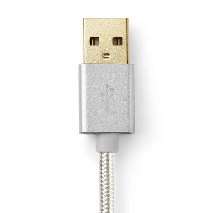 Lång USB-kabel i tyg