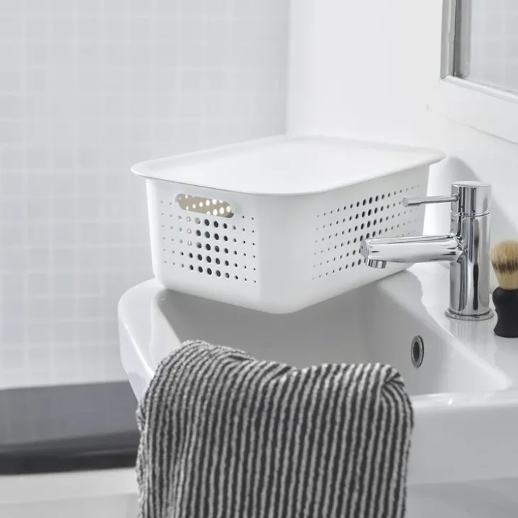 Lock till förvaringskorg i återvunnen plast, SmartStore