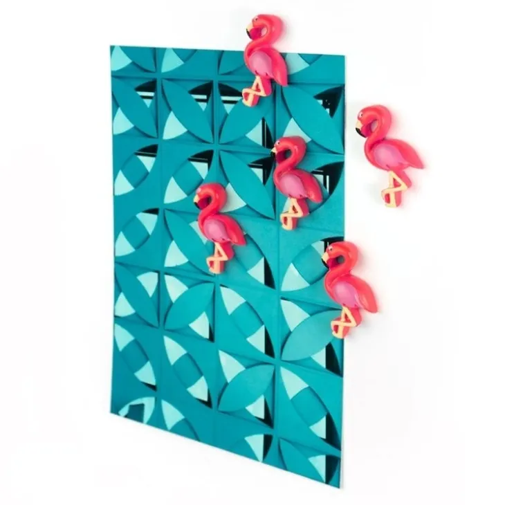 Magnetfigur 5-pack, Flamingo