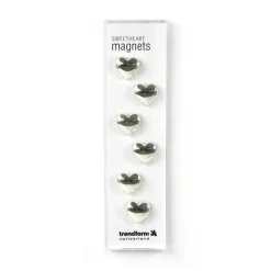Magnetfigur 6-pack, Silverhjärtan