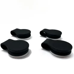 Magnetisk duschdraperihållare 4-pack