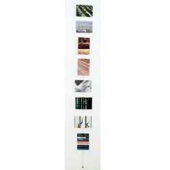 Magnetisk fotohängare med tyngd och 8 magneter 150cm, Silver