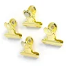 Magnetklämmor, 4 st, GRAFFA CLIPS, 3 x 3 x H 2 cm, Guld