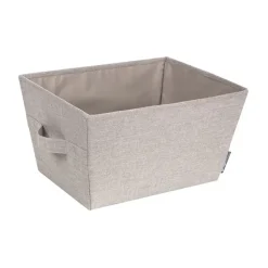 Mellan förvaringskorg i tyg, Bigso, Beige