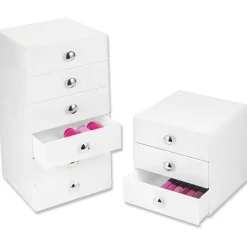 Minibyrå 3 lådor, iDesign, Vit