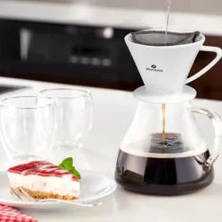 Mjukt kaffefilter i rostfritt stål