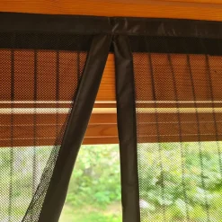Myggnät med magnetlås för dörr