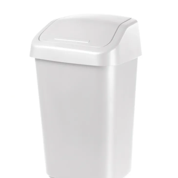 Papperskorg med vipplock 10L