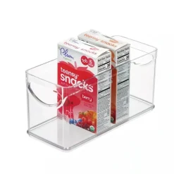 Öppen låda, Stapelbar, Smal, RPET CABINET BIN, 25,4 x 10,8 x H 12,7 cm, Transparent