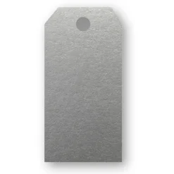 Presentetikett hängande 10-pack, Silver